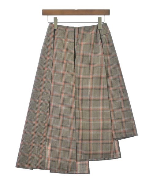 AKIRA NAKA（アキラナカ）ひざ丈スカート ベージュ サイズ:1(S位) レディース/2200657410162