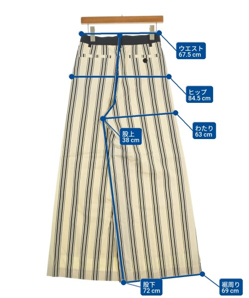 AKIRA NAKA（アキラナカ）スラックス 白 サイズ:2(M位) レディース/2200651369114