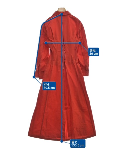 AKIRA NAKA（アキラナカ）ワンピース 赤 サイズ:38(M位) レディース/2200648819035