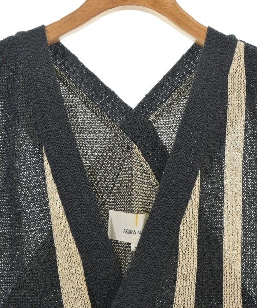 AKIRA NAKA（アキラナカ）ベスト/ノースリーブ 黒 サイズ:1(S位) レディース/2200639652061