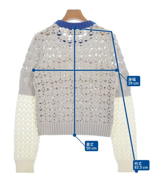 AKIRA NAKA（アキラナカ）ニット・セーター グレー サイズ:36(S位) レディース/2200642154330