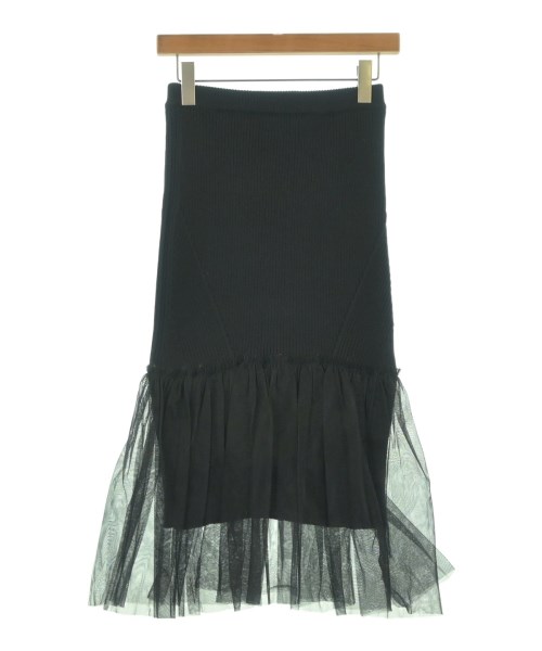 AKIRA NAKA(アキラナカ)ロング・マキシ丈スカート 黒 サイズ:38(M位)/2200647165089