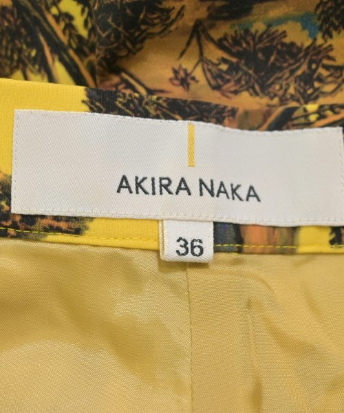 AKIRA NAKA（アキラナカ）ロング・マキシ丈スカート 黄 サイズ:36(S位) レディース/2200663016082