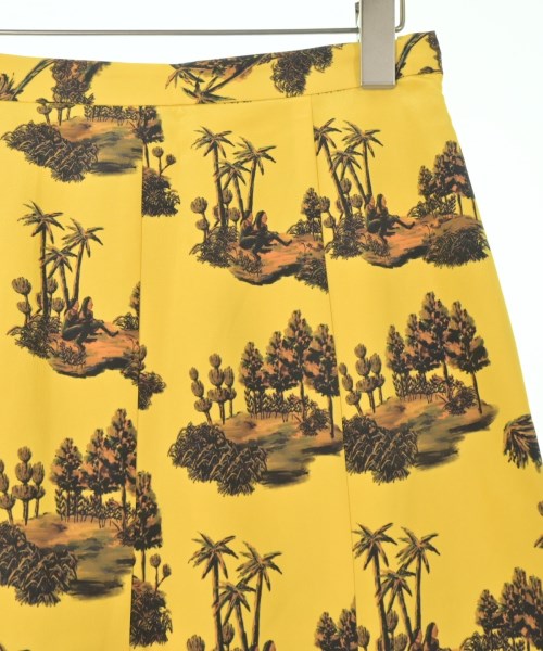 AKIRA NAKA（アキラナカ）ロング・マキシ丈スカート 黄 サイズ:36(S位) レディース/2200663016082