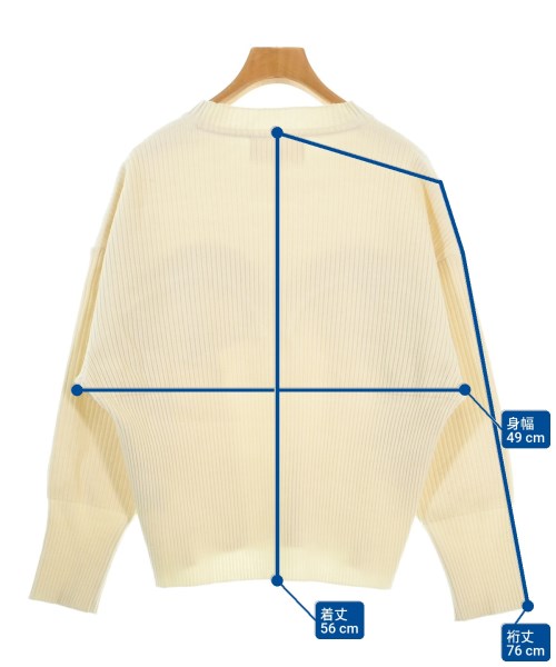 AKIRA NAKA（アキラナカ）ニット・セーター 白 サイズ:1(S位) レディース/2200664896065