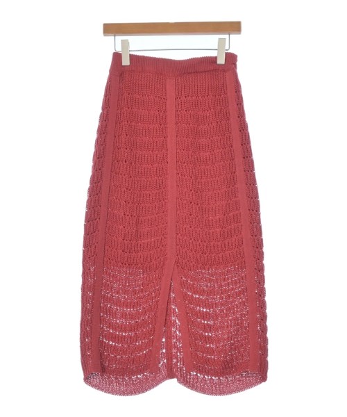 AKIRA NAKA(アキラナカ)ロング・マキシ丈スカート 赤 サイズ:2(M位)/2200664896102