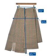 AKIRA NAKA（アキラナカ）ひざ丈スカート ベージュ サイズ:1(S位) レディース/2200670969029