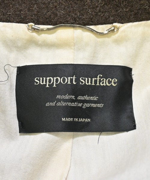 SUPPORT SURFACE（サポートサーフェス）ピーコート 茶 サイズ:0(XS位) レディース/2200614926019