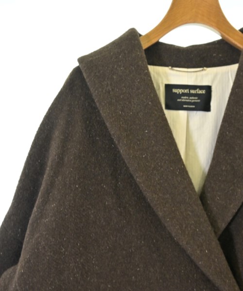 SUPPORT SURFACE（サポートサーフェス）ピーコート 茶 サイズ:0(XS位) レディース/2200614926019