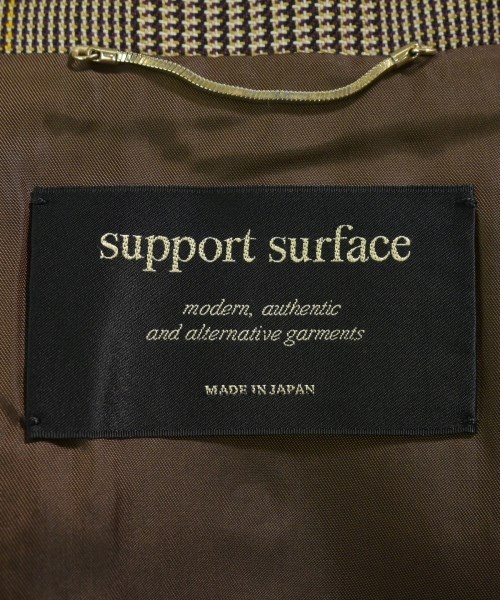 SUPPORT SURFACE（サポートサーフェス）ノーカラージャケット ベージュ サイズ:1(S位) レディース/2200614926026