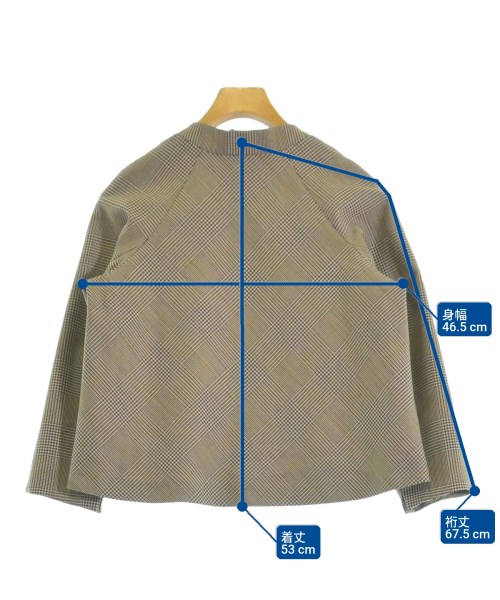 SUPPORT SURFACE（サポートサーフェス）ノーカラージャケット ベージュ サイズ:1(S位) レディース/2200614926026