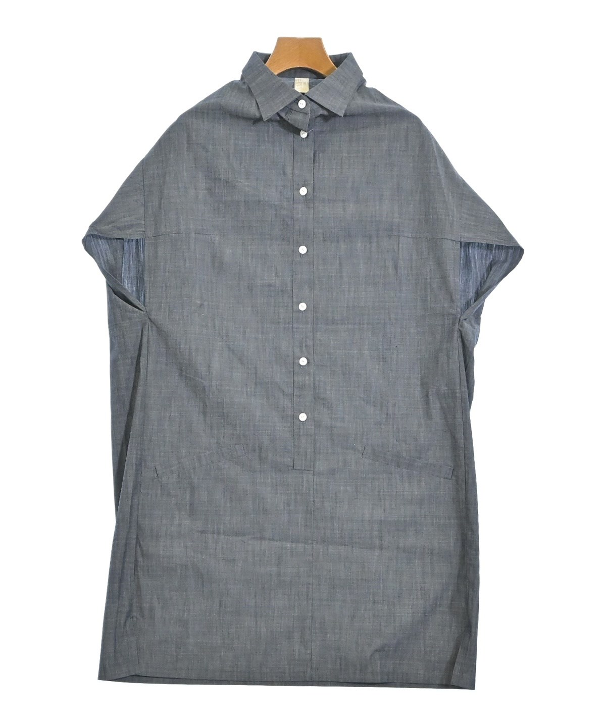 SUPPORT SURFACE サポートサーフェス チェック フリル ワンピース SUPPORT SURFACE（サポートサーフェス）シャツワンピース グレー