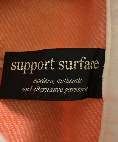 SUPPORT SURFACE（サポートサーフェス）シャツワンピース オレンジ サイズ:0(XS位) レディース/2200710082060
