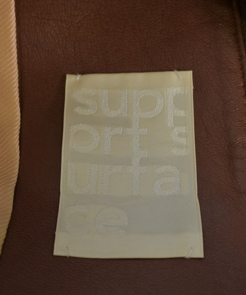 SUPPORT SURFACE（サポートサーフェス）ライダース 茶 サイズ:M レディース/2200731675012