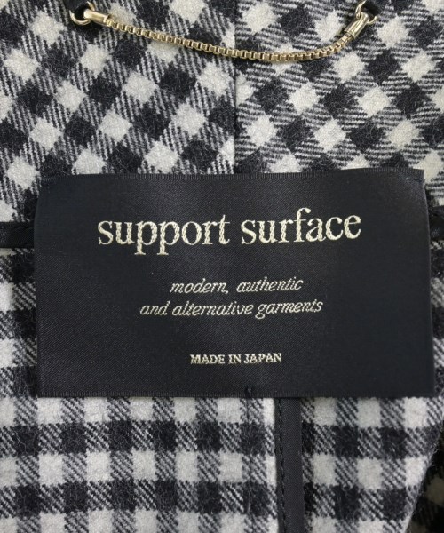 SUPPORT SURFACE（サポートサーフェス）チェスターコート 黒 サイズ:1(S位) レディース/2200720746013