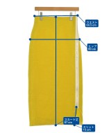SUPPORT SURFACE（サポートサーフェス）ロング・マキシ丈スカート 黄 サイズ:2(M位) レディース/2200673550071