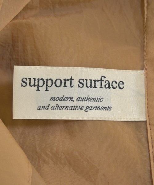 SUPPORT SURFACE（サポートサーフェス）シャツワンピース ベージュ サイズ:F レディース/2200681388314