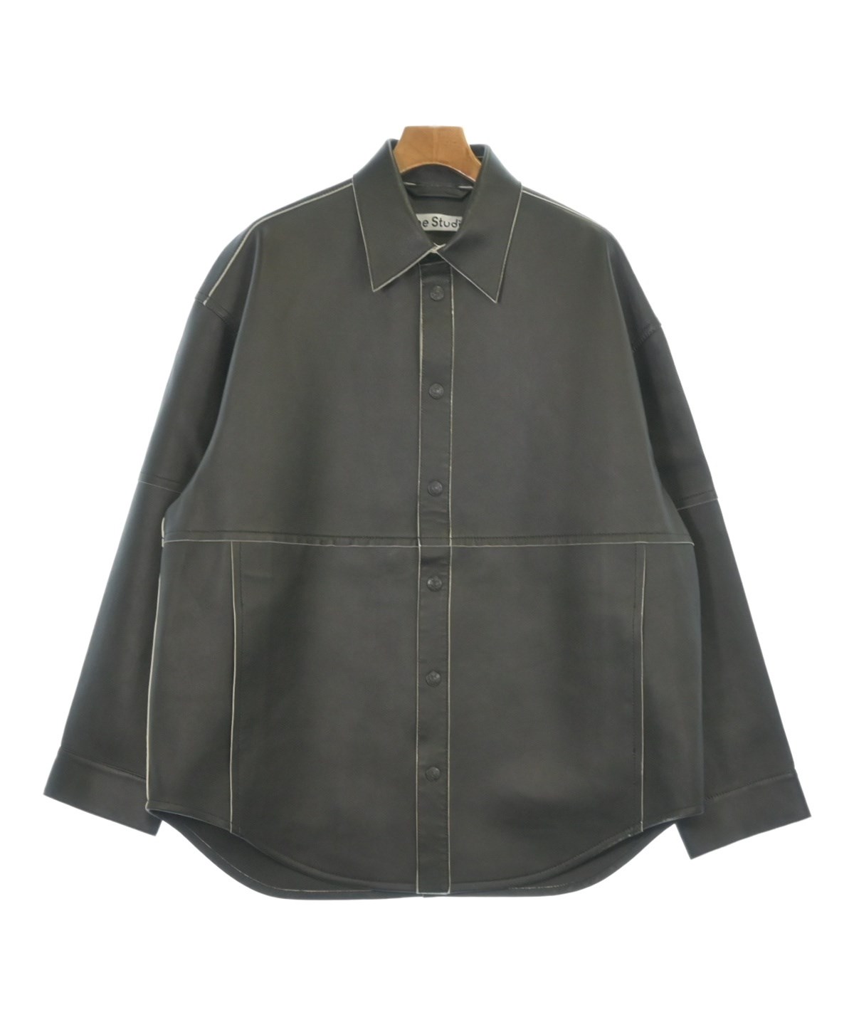 Acne Studios アクネストゥディオズ カジュアルシャツ メンズ 【古着】【中古】 Acne Studios（アクネストゥディオズ）カジュアルシャツ 黒 サイズ:44