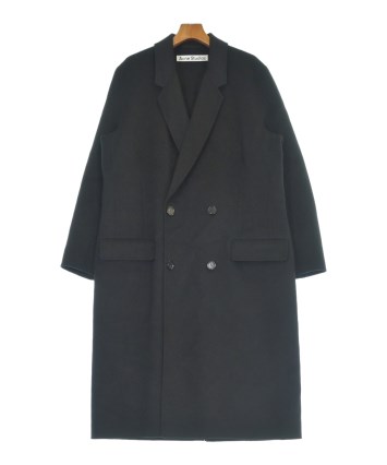 Acne Studios チェスターコート　黒　44 ウール 中古・古着通販】ACNE STUDIOS (アクネ ストゥディオス) ダブル