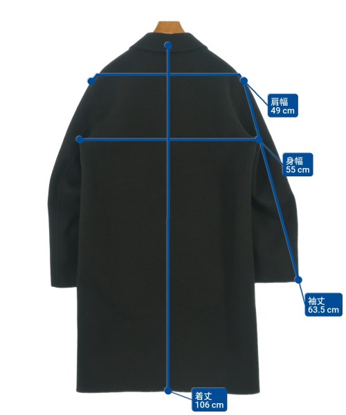 Acne Studios（アクネストゥディオズ）チェスターコート 黒 サイズ:44