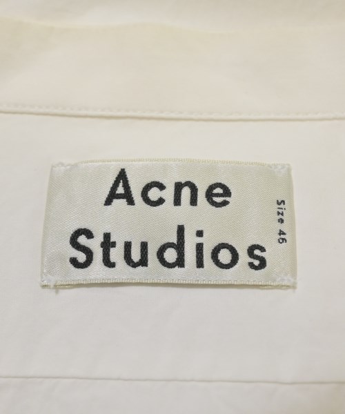 Acne Studios（アクネストゥディオズ）カジュアルシャツ 白 サイズ:46(M位) メンズ/2200635691088