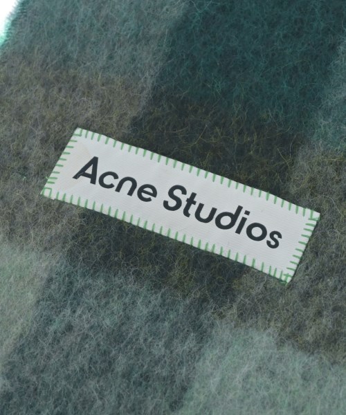 Acne Studios（アクネストゥディオズ）マフラー 緑 サイズ:- メンズ/2200636362031
