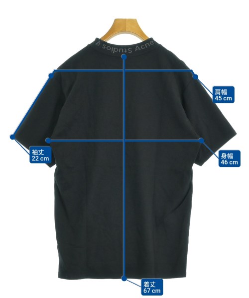 Acne Studios（アクネストゥディオズ）Tシャツ・カットソー 黒 サイズ:S メンズ/2200623475041