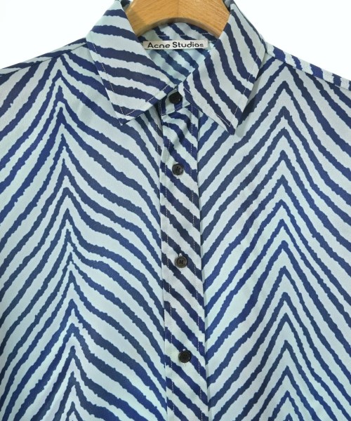 Acne Studios（アクネストゥディオズ）カジュアルシャツ 青 サイズ:44(XXL位) メンズ/2200637942041