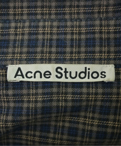 Acne Studios（アクネストゥディオズ）カジュアルシャツ 紺 サイズ:50(XL位) メンズ/2200635635143