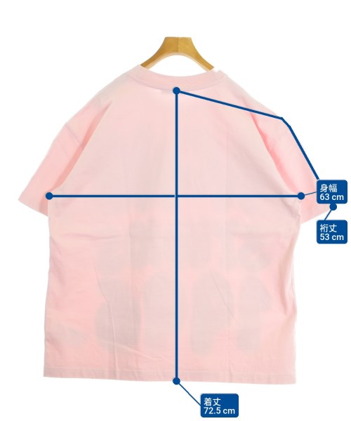 Acne Studios（アクネストゥディオズ）Tシャツ・カットソー ピンク サイズ:M メンズ/2200635635150