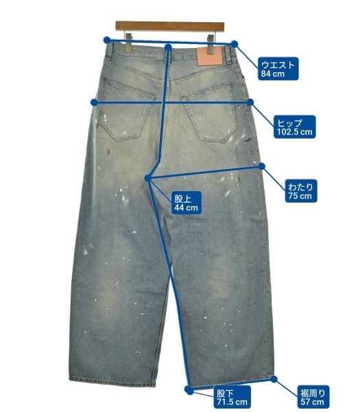 Acne Studios（アクネストゥディオズ）デニムパンツ 青 サイズ:48(L位) メンズ/2200639414010