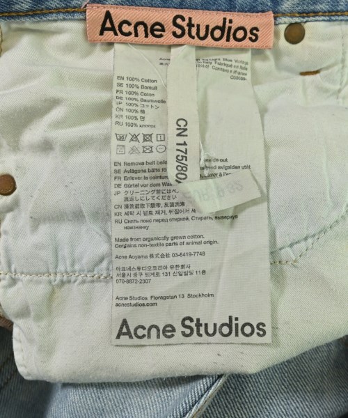 Acne Studios（アクネストゥディオズ）デニムパンツ 青 サイズ:29(S位) メンズ/2200640157029