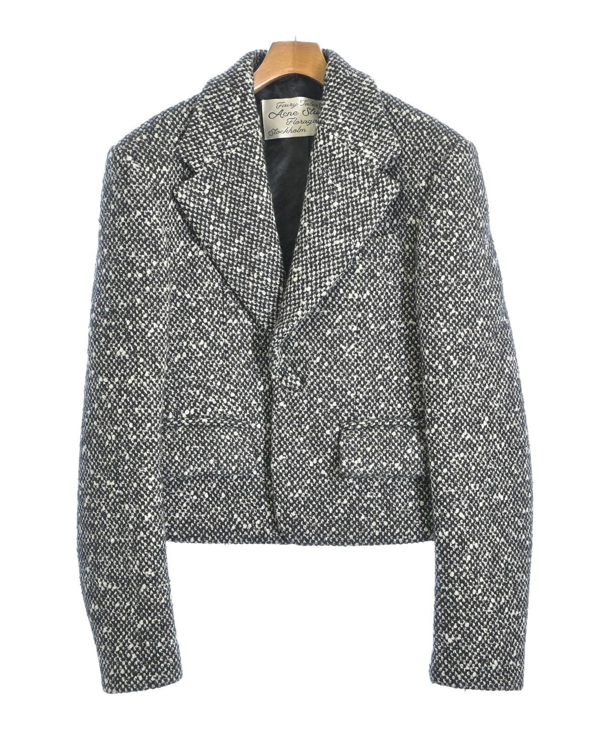 【最終日❗️】Acne Studios ブラック テーラードジャケット Acne Studios（アクネストゥディオズ）テーラードジャケット 黒 サイズ