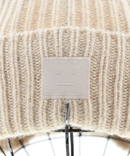 Acne Studios（アクネストゥディオズ）ニットキャップ・ビーニー ベージュ サイズ:- メンズ/2200642228093