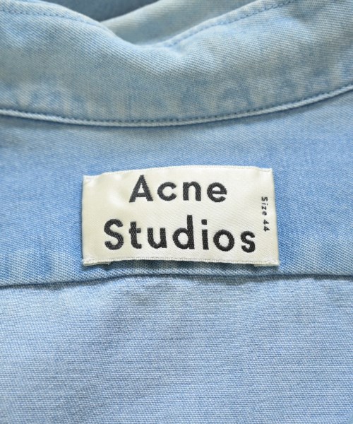 Acne Studios（アクネストゥディオズ）カジュアルシャツ 青 サイズ:44(S位) メンズ/2200642936158