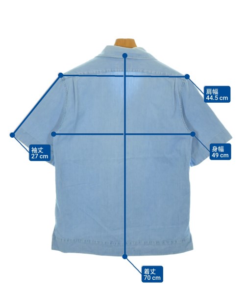 Acne Studios（アクネストゥディオズ）カジュアルシャツ 青 サイズ:44(S位) メンズ/2200642936158