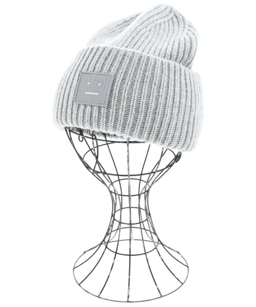 Acne Studios(アクネストゥディオズ)ニットキャップ・ビーニー グレー サイズ:F/2200643857124