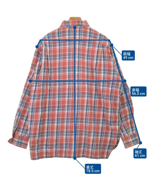 Acne Studios（アクネストゥディオズ）カジュアルシャツ オレンジ サイズ:S メンズ/2200627334047