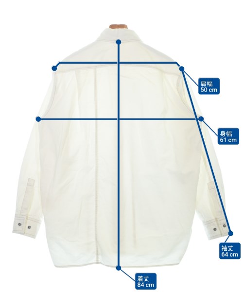 Acne Studios（アクネストゥディオズ）カジュアルシャツ 白 サイズ:XS メンズ/2200644302074