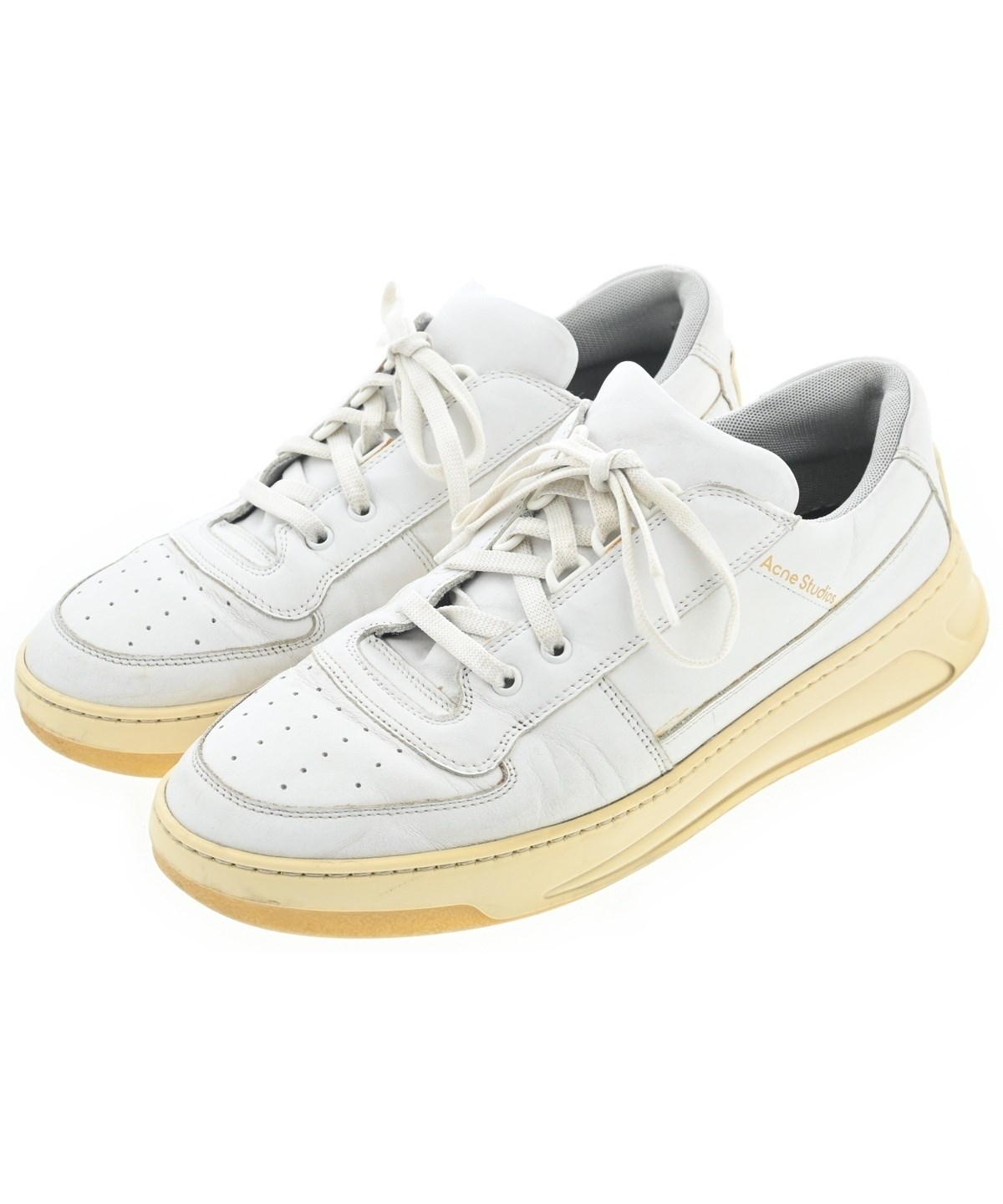 松元　Acne Studios アクネストゥディオズ スニーカー 白 42 Acne Studios（アクネストゥディオズ）スニーカー 白 サイズ:EU42(27cm
