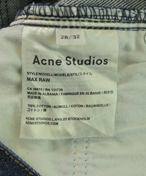 Acne Studios（アクネストゥディオズ）デニムパンツ 紺 サイズ:28(S位) メンズ/2200550618047