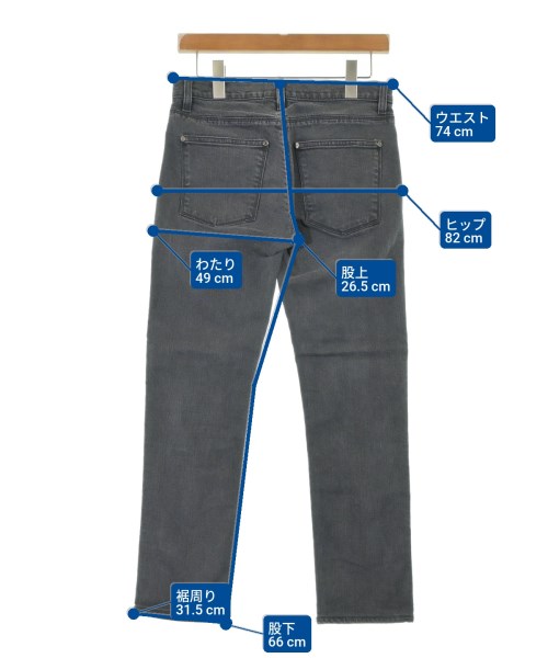 Acne Studios（アクネストゥディオズ）デニムパンツ 黒 サイズ:28(S位) メンズ/2200550618054