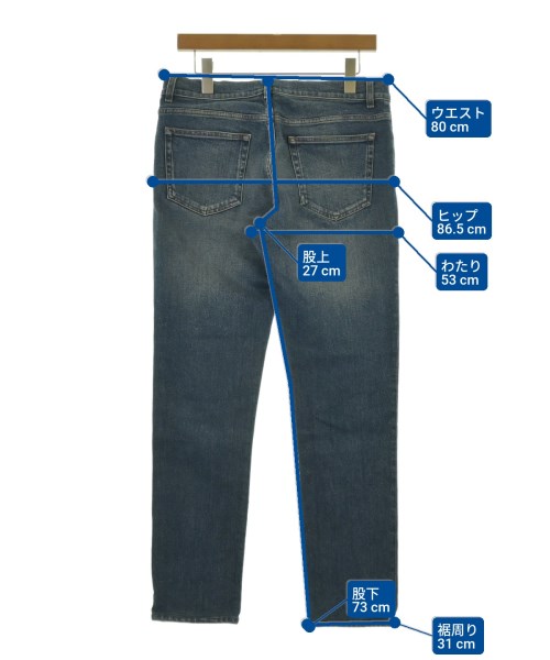 Acne Studios（アクネストゥディオズ）デニムパンツ 青 サイズ:31(M位) メンズ/2200620993036