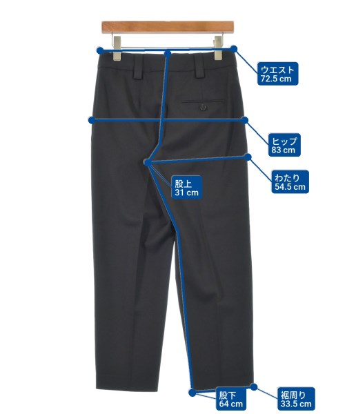 Acne Studios（アクネストゥディオズ）スラックス 黒 サイズ:34(S位) メンズ/2200622778099
