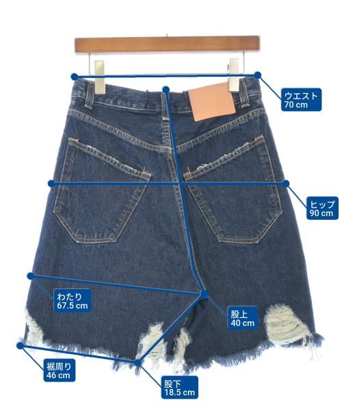 Acne Studios（アクネストゥディオズ）ショートパンツ 紺 サイズ:44(S位) メンズ/2200610519055