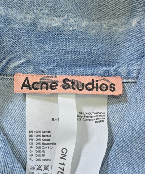 Acne Studios（アクネストゥディオズ）デニムジャケット 青 サイズ:S/M メンズ/2200623456132