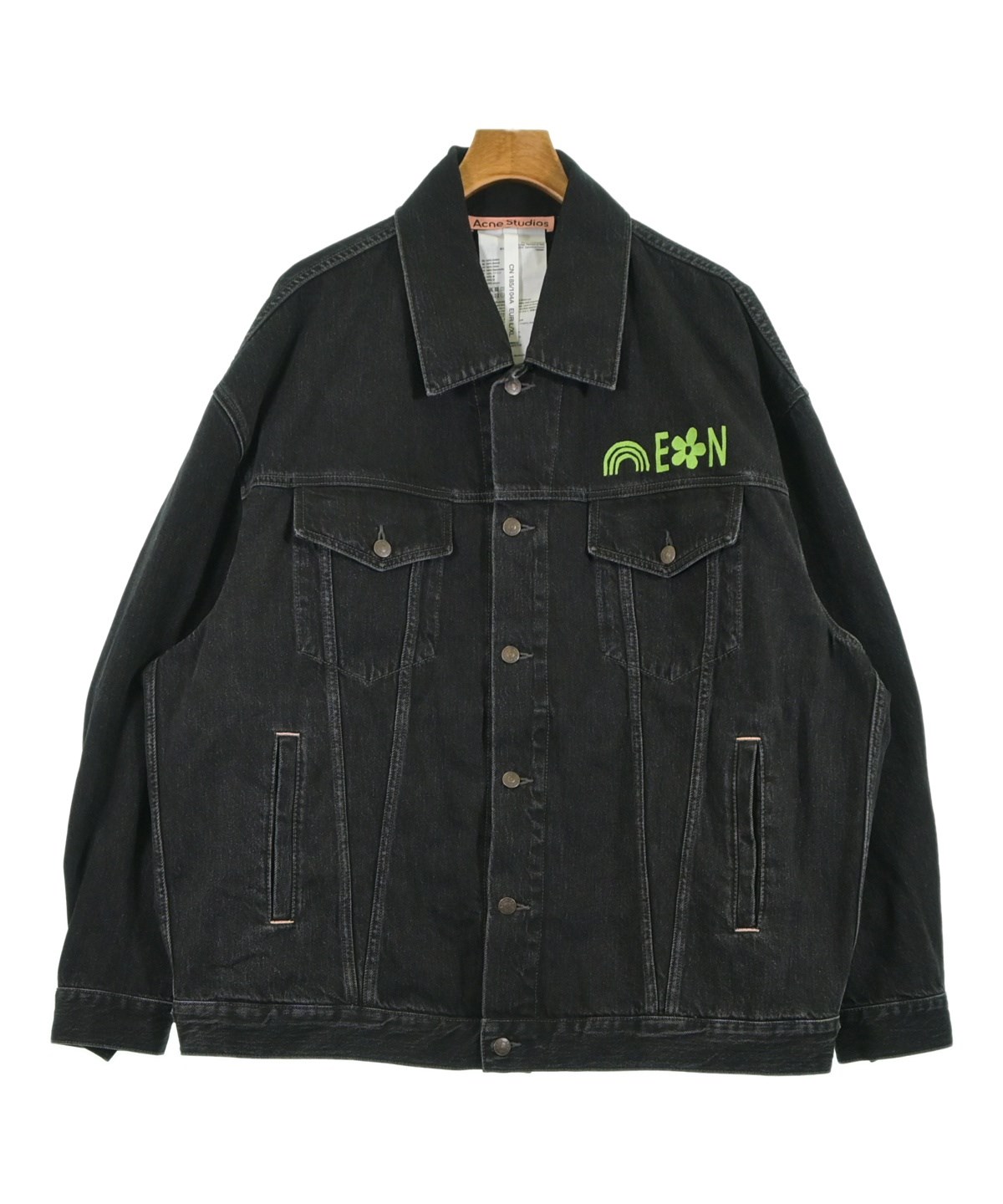 Acne Studios（アクネストゥディオズ）デニムジャケット 黒 サイズ:L