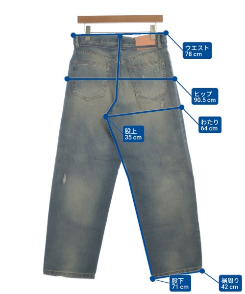 Acne Studios（アクネストゥディオズ）デニムパンツ 青 サイズ:29(S位) メンズ/2200623456408