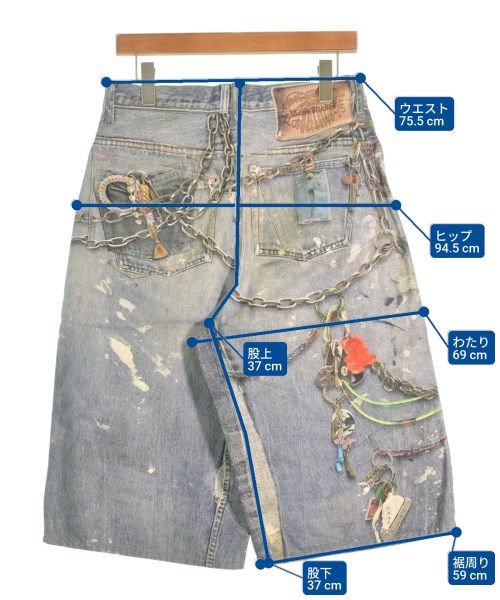 Acne Studios（アクネストゥディオズ）ショートパンツ 紺 サイズ:46(M位) メンズ/2200623750117