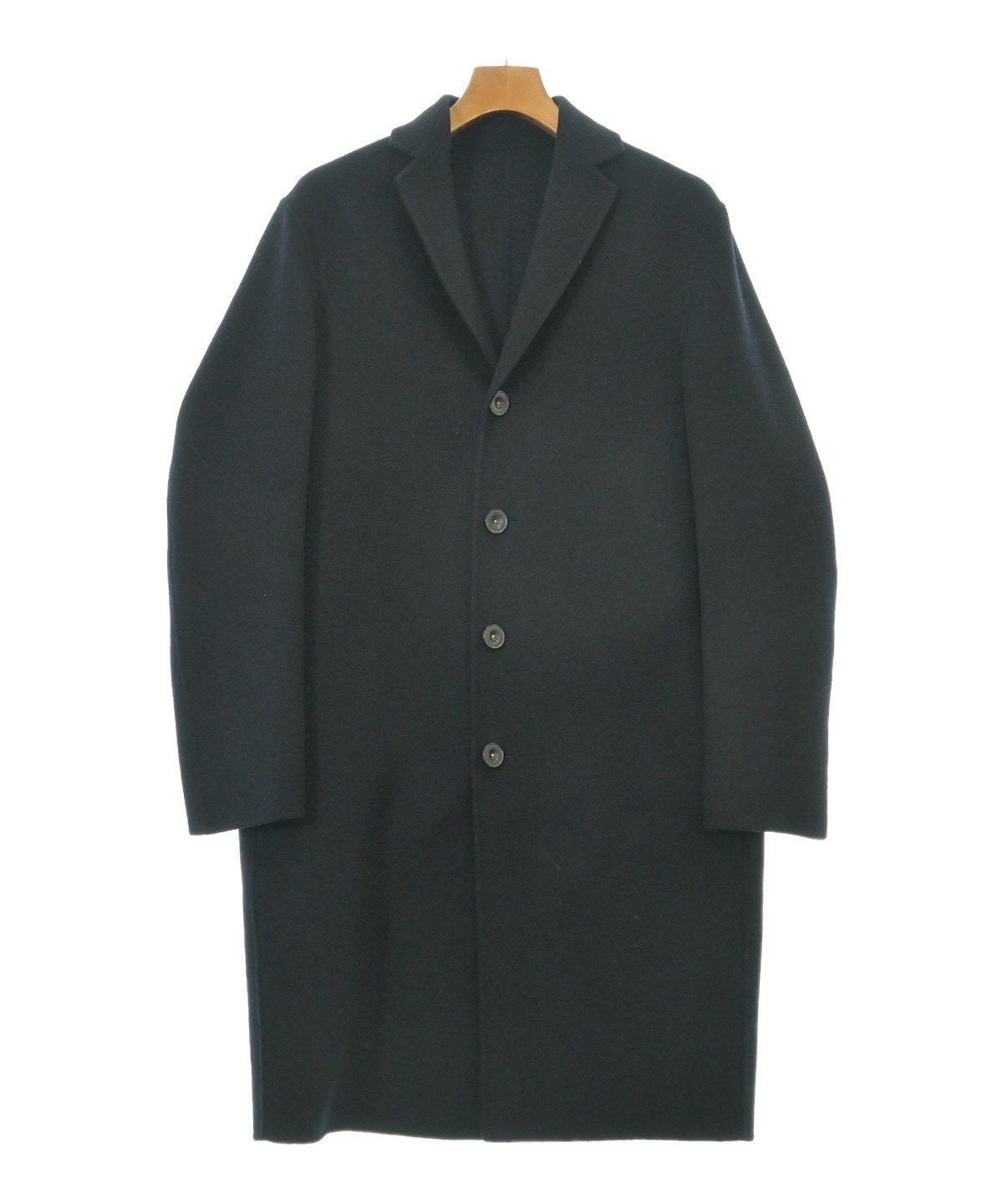 Acne Studios チェスターコート　黒　44 ウール Acne Studios（アクネストゥディオズ）チェスターコート 黒 サイズ:44